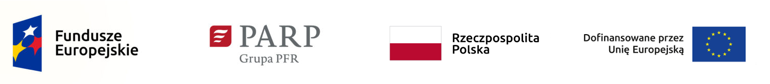 Fundusze Europejskie, PARP, Rzeczpospolita Polska, Dofinansowanie z Unii Europejskiej